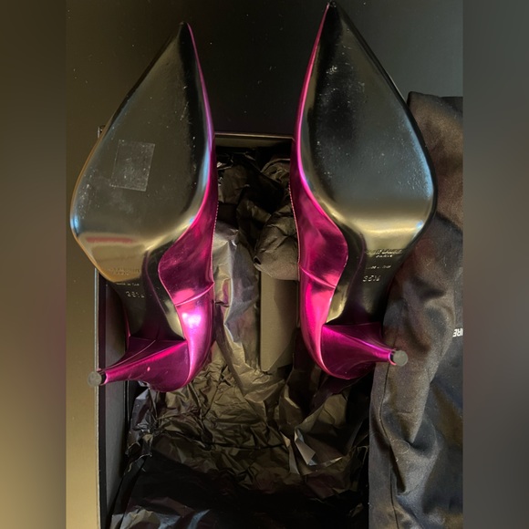 Saint Laurent - Kiki 100 Pump Vitellino Laminato - Picture 7 of 16